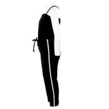 Velvet Jump Suit with Sport Stripe - Denny's