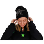 Star Beanie with Pom - Fits Junior Sizes - Denny's