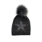 Star Beanie with Pom - Fits Junior Sizes - Denny's