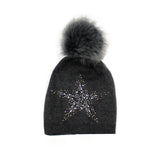 Star Beanie with Pom - Fits Junior Sizes - Denny's