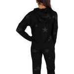 Tonal Shimmer Star Hoody - Denny's