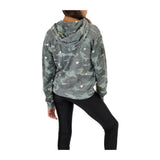 Camo Zip Hoody with Hearts - Denny's
