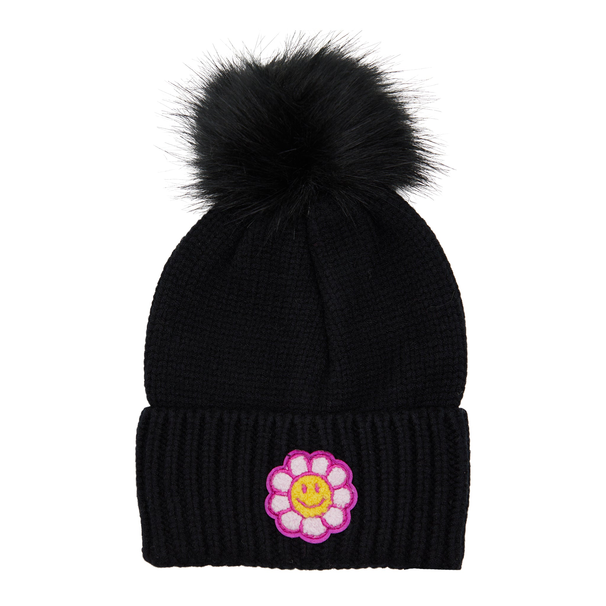Smiley Flower Patch Beanie - Denny's