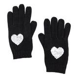Flip Sequin Heart Gloves - Denny's