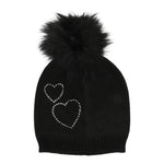 Racoon Pom Heart Stone Hat - Denny's