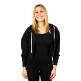 French Terry Cropped Zip Hoodie - Denny's