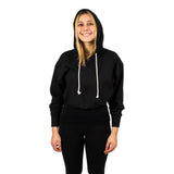 French Terry Cropped Zip Hoodie - Denny's