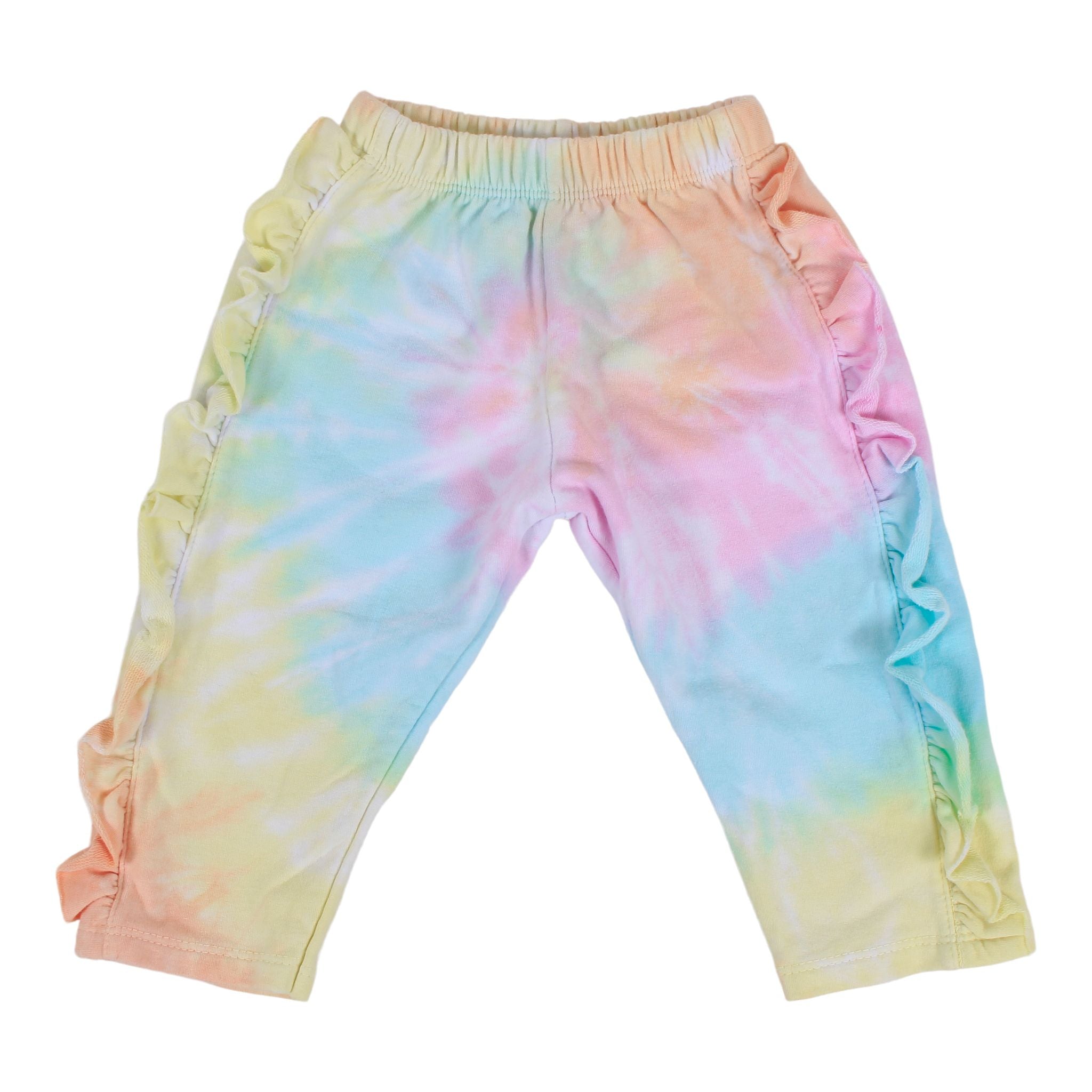 Tie Dye Jog Pant with Ruffle - Denny's