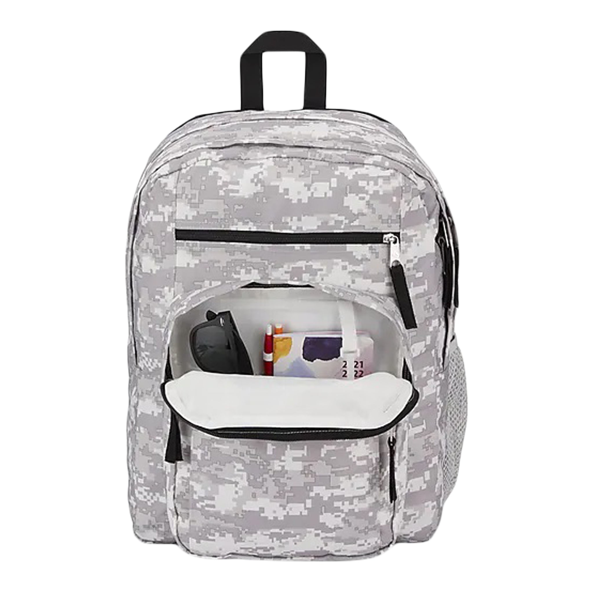 8 Bit Camo Big Student Backpack - Denny's