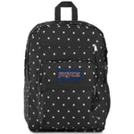 Big Student Black Backpack with White Stars - Denny's