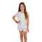 Short Sleeve Raw Edge Tie Dye Tee - Denny's