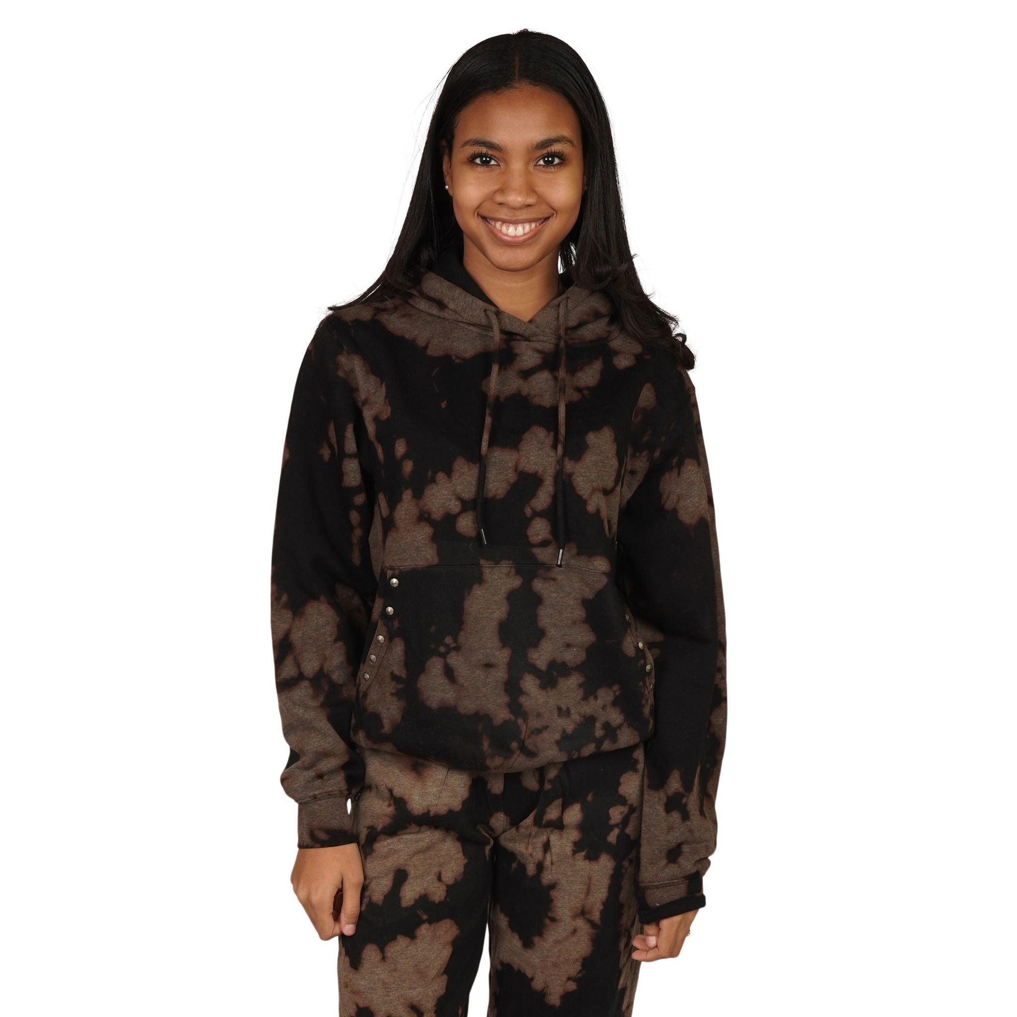 Grommet Bleached Hoodie - Denny's