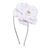 Velvet Jewel Flower Headband - Denny's