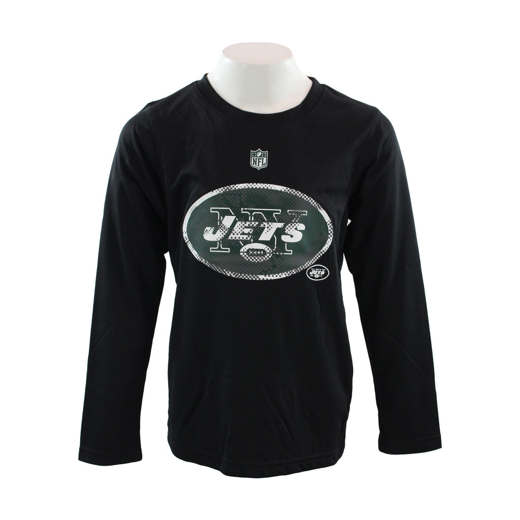 Jets Long Sleeve Dri Fit Tee - Denny's