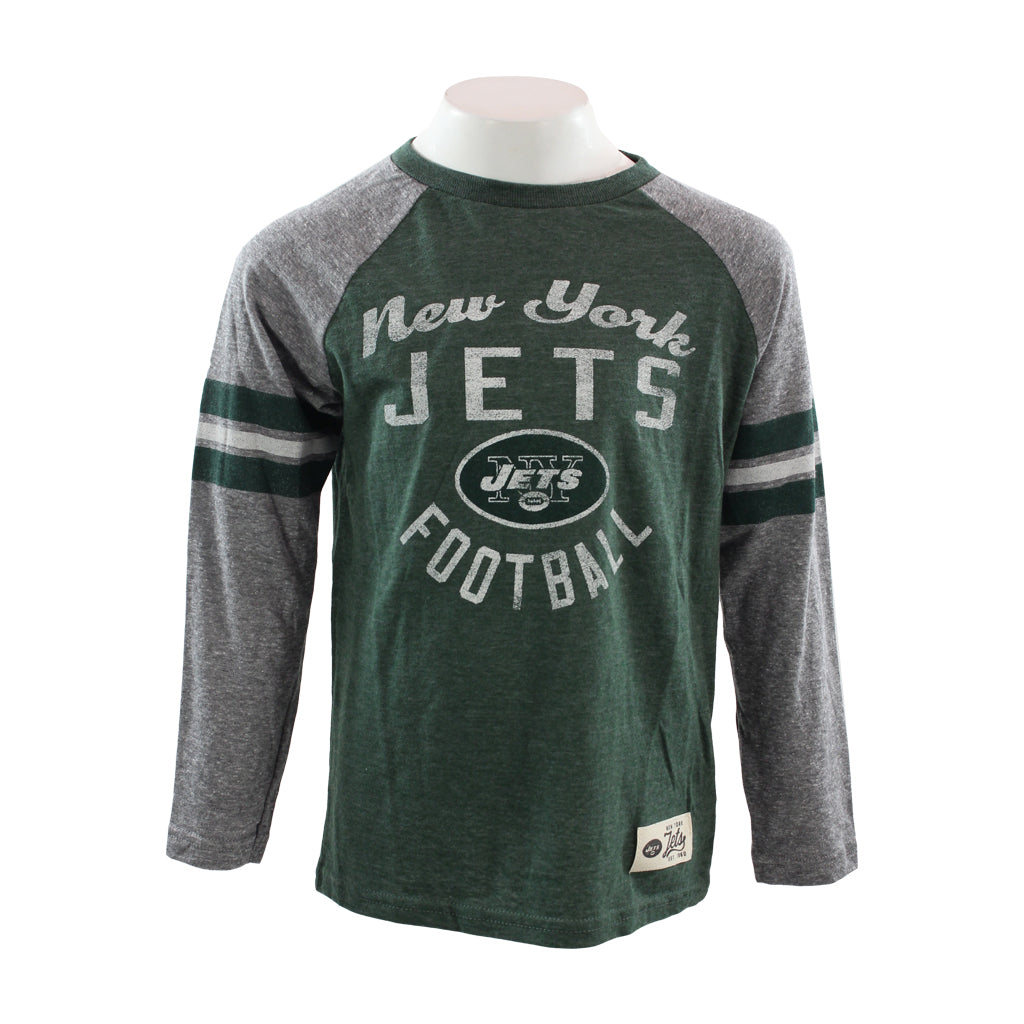 Jets Triblend Raglan - Denny's