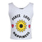 Peace Love Happiness Tank Top - Denny's