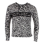 Cold Shoulder Animal with Athletic Stripe - Denny's