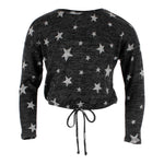 Long Sleeve Hacci Star Tie Waist Top - Denny's