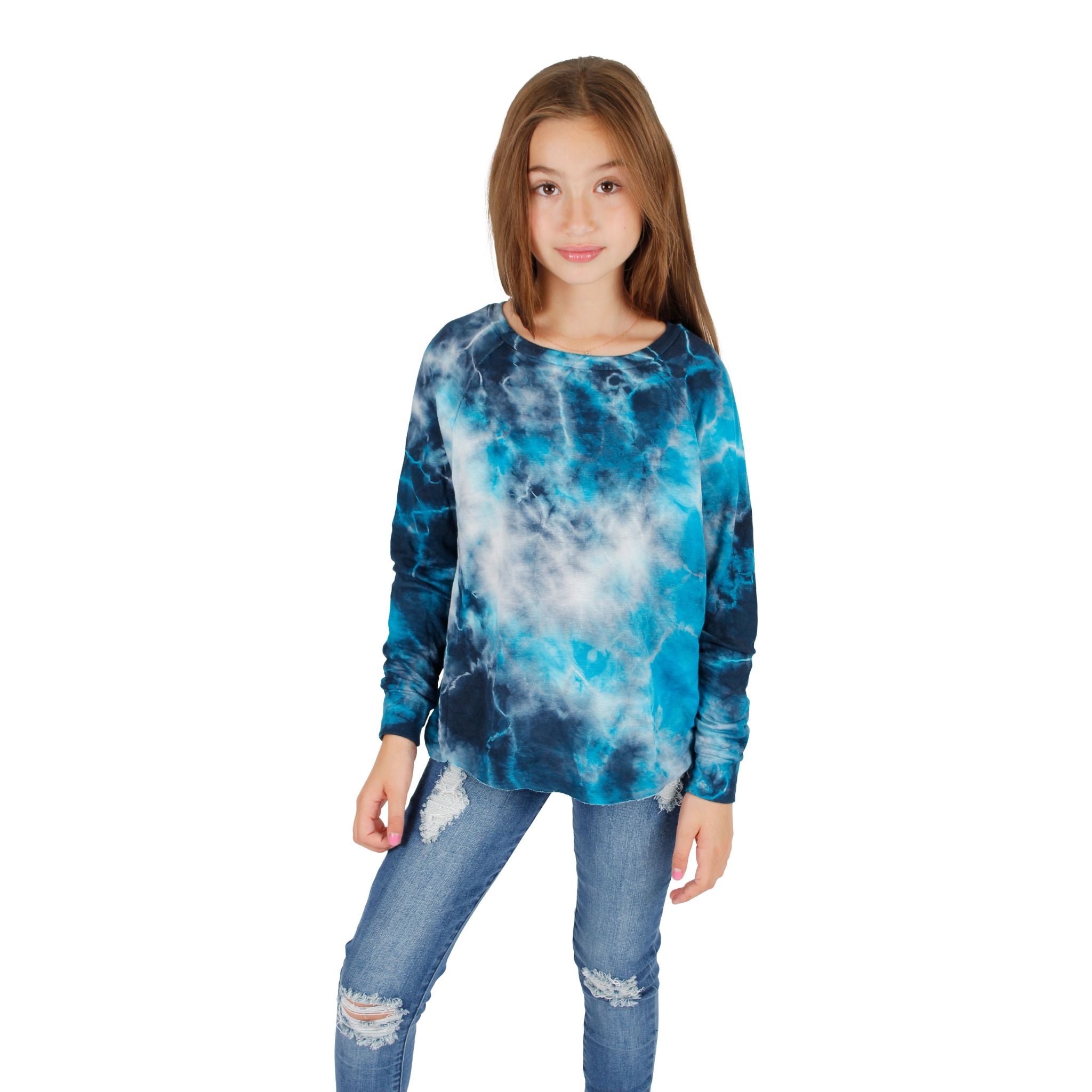 Soft Terry Tie Dye Top - Denny's