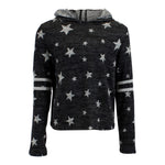 Long Sleeve Hacci Star with Two Athletic Stripes on Sleeves - Denny's