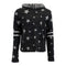 Long Sleeve Hacci Star with Two Athletic Stripes on Sleeves - Denny's