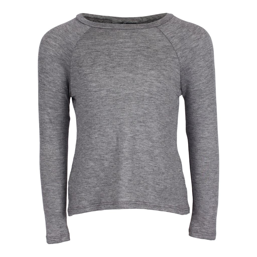 Long Sleeve Solid Top - Denny's
