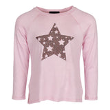 Long Sleeve Top with Glitter Star - Denny's
