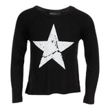 Long Sleeve Top with White Star - Denny's