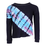 Long Sleeve Top with Tie Dye Stripe - Denny's