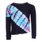 Long Sleeve Top with Neon Tie Dye Stripe - Denny's