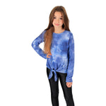 Long Sleeve BLUE TIE BOTTOM - Denny's
