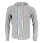 Long Sleeve Hoody Neon Rainbow Draw String - Denny's