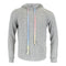 Long Sleeve Hoody Neon Rainbow Draw String - Denny's