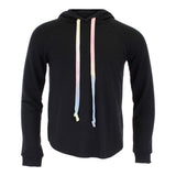 Long Sleeve Hoody Neon Rainbow Draw String - Denny's