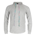 Long Sleeve Hoodie with Tie Dye String - Denny's