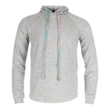Long Sleeve Hoodie with Tie Dye String - Denny's