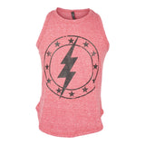 Racerback Tank with Circle Star Bolt - Denny's