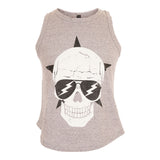 RACERBACK TANK WITH STAR SKULL - Denny's