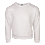 Destructed Long Sleeve Banded Bottom Top - Denny's