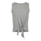 Tie Front Ribbed Tank Top - Denny's