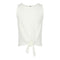 Tie Front Ribbed Tank Top - Denny's