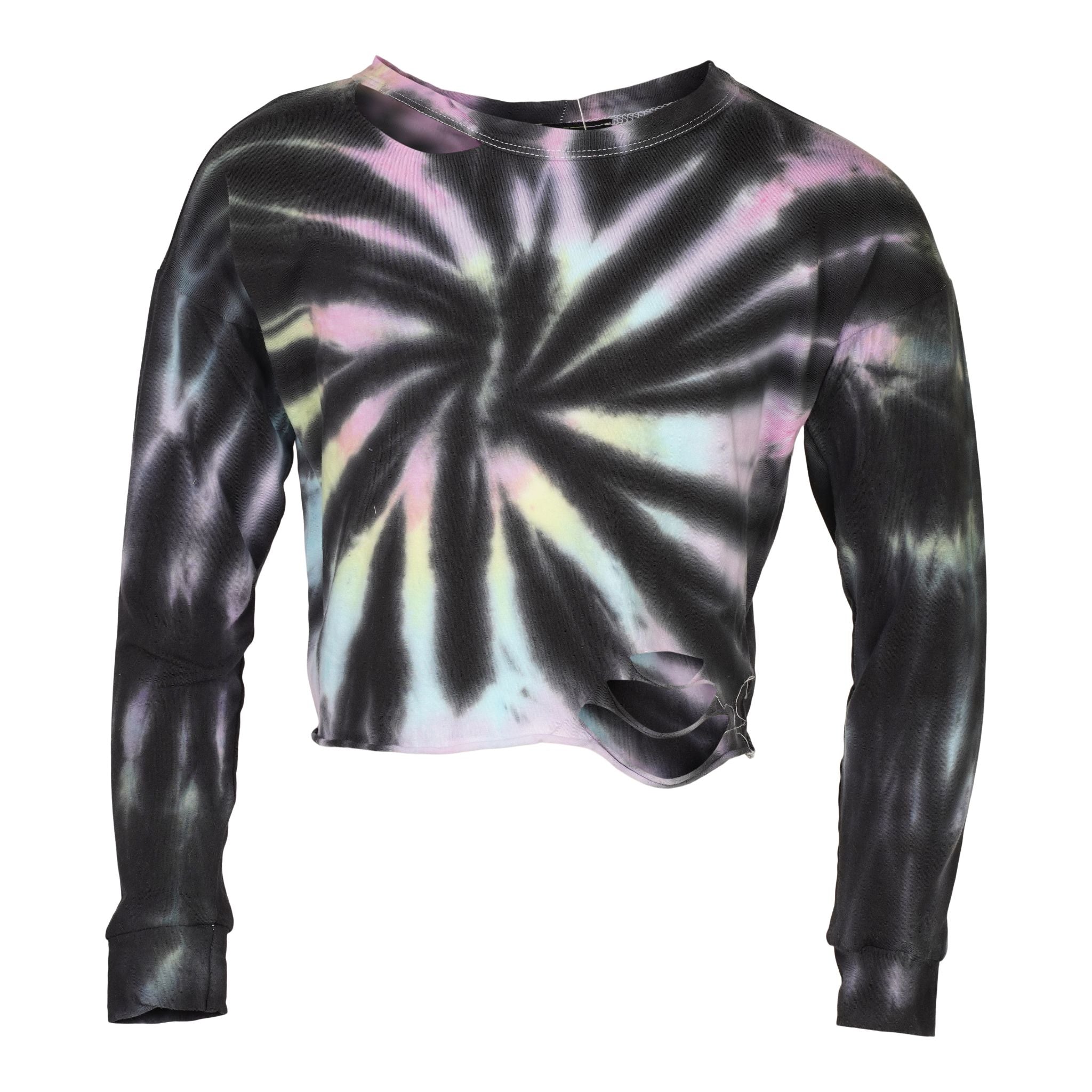 Tie Dye Cut Long Sleeve Shirt - Denny's