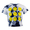 Short Sleeve Crop Top with Smiley Faces - Denny's