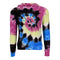 Long Sleeve Thermal Hoodie with Black Tie Dye - Denny's