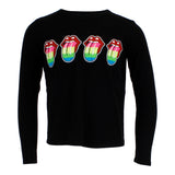 Long Sleeve Top with Ombre Lips - Denny's