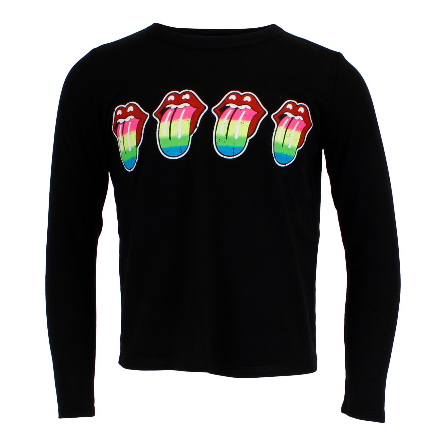Long Sleeve Top with Ombre Lips - Denny's