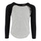 Long Sleeve Ruffle Baseball Tee - Denny's