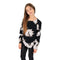 Hi Lo Sweatshirt Black White - Denny's