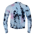 Long Sleeve Tie Dye w Cuts On Back Navy Crush Love - Denny's