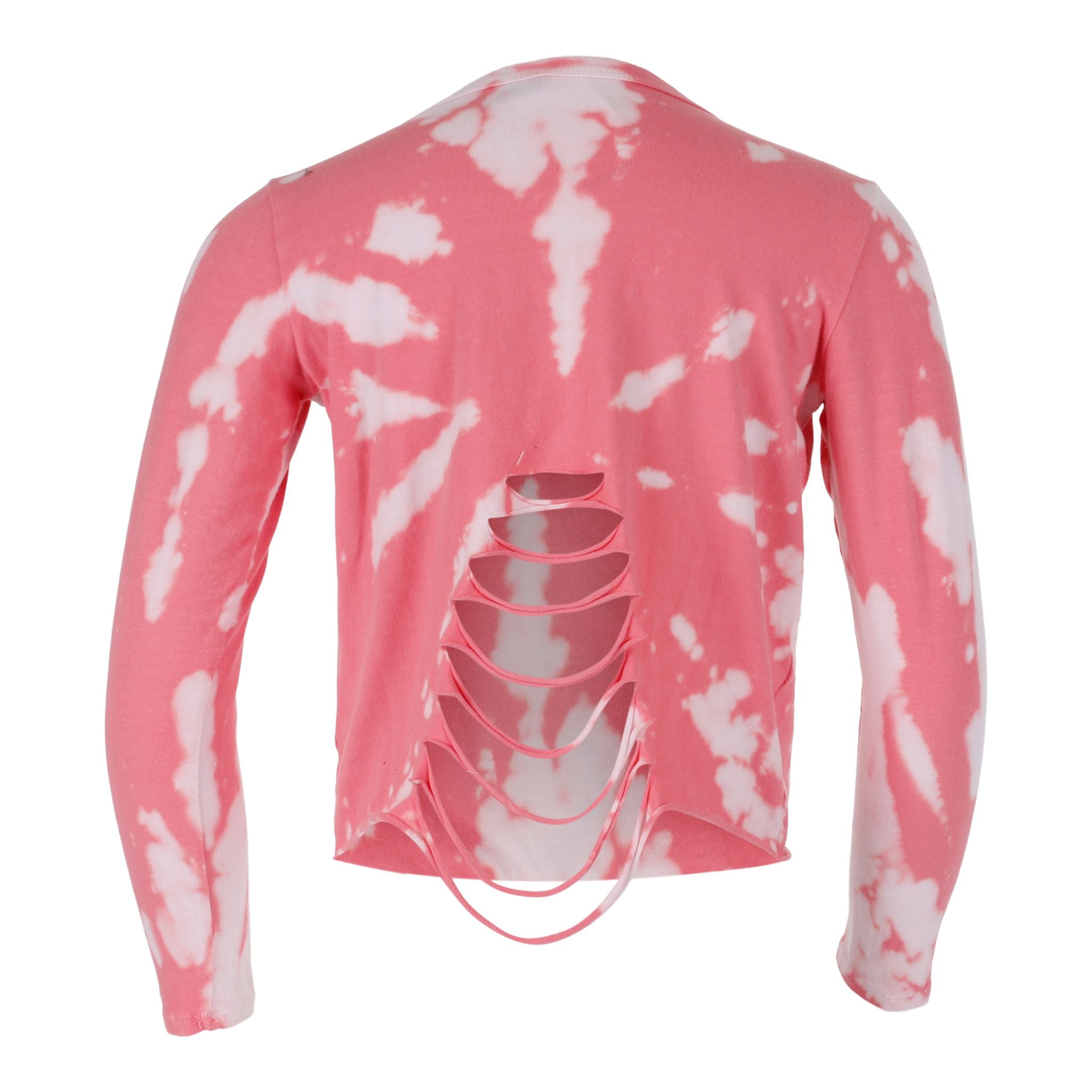 Long Sleeve Tie Dye Pink Crush Love - Denny's